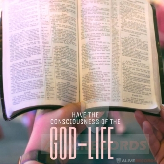 Have the consciousness of the God life  image